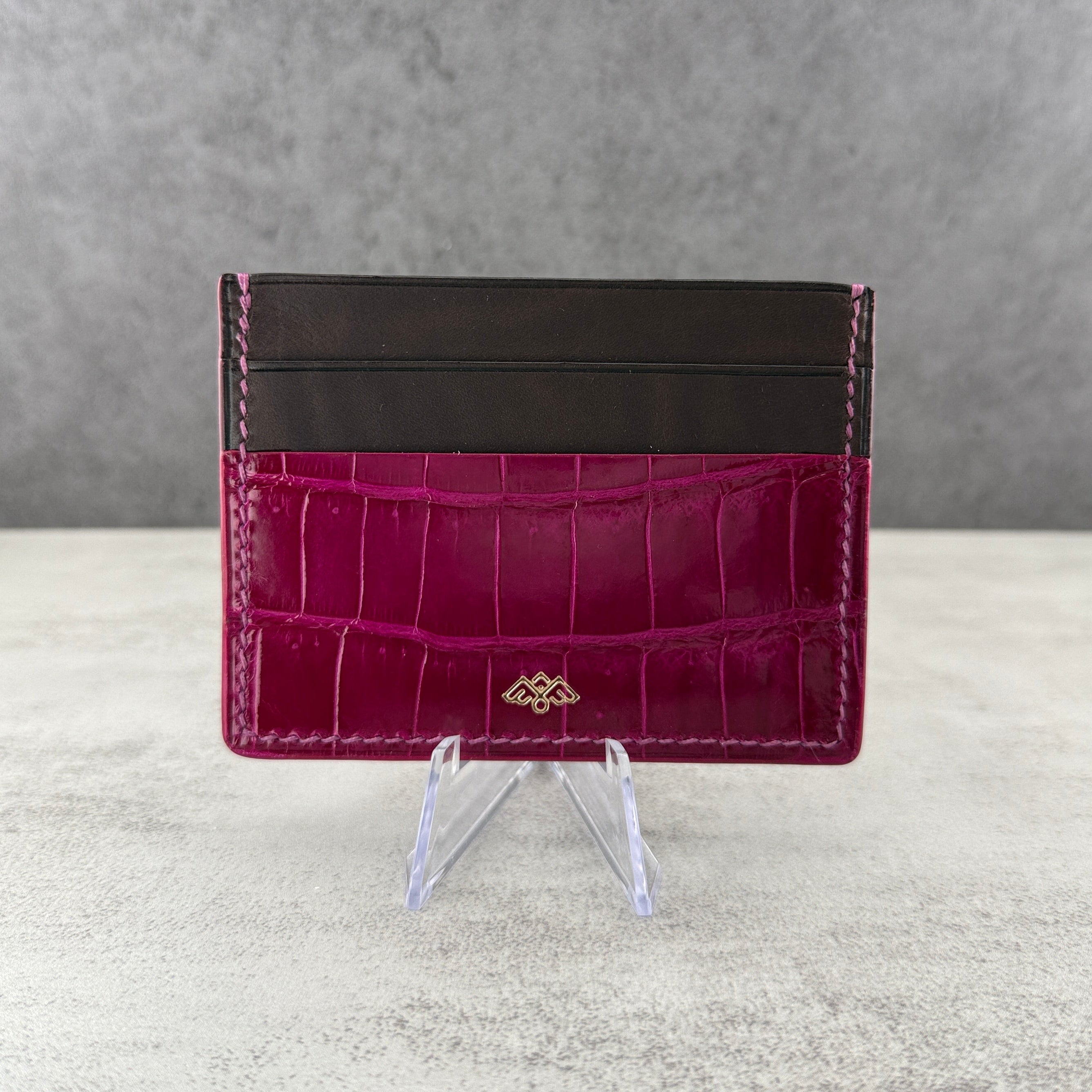 Prospero - Croc (Fuschia / Brown)