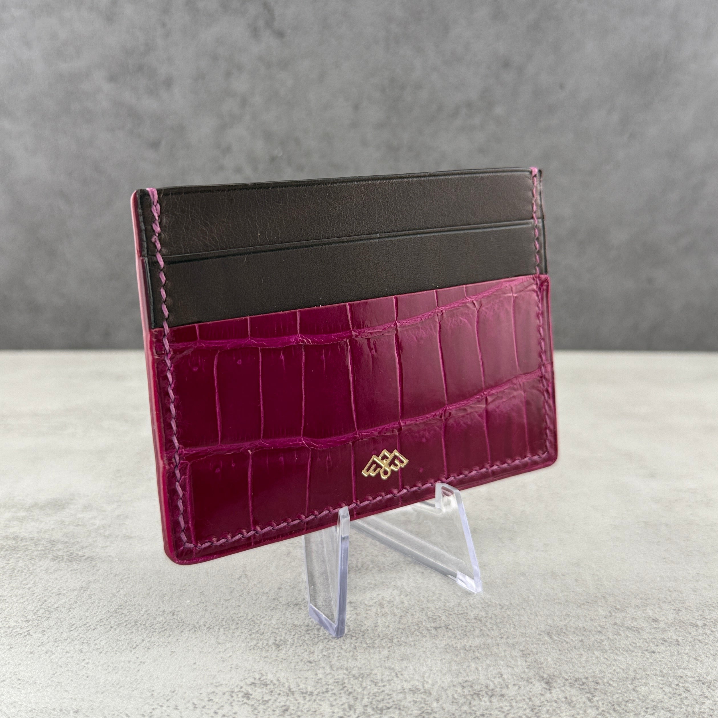 Prospero - Croc (Fuschia / Brown)